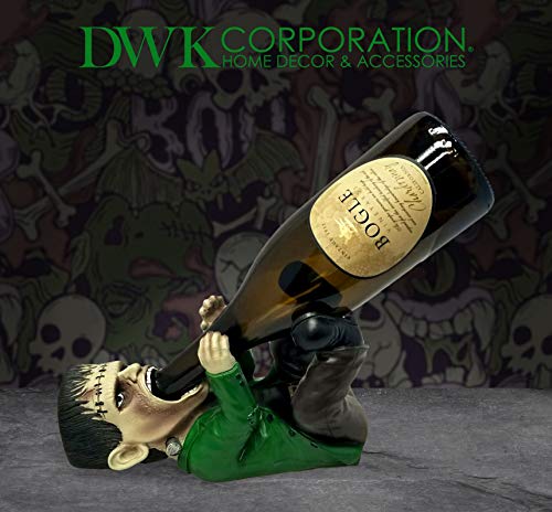 Gothic Frankenstein Wine Bottle Holder - Unique Horror Kitchen Decor