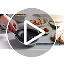 Ceramic Spoon Rest - White Kitchen Spoon Holder for Stove Top - 6.1x5 Inches - LAUCHUH