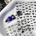 Halloween Nail Stickers for Nail Art Scary Bat Design - Halloween Style 2