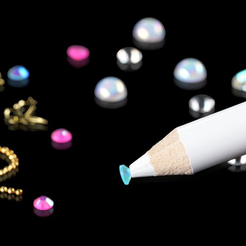 Tucepu Nail Charms and Gems Stuff, Nail Art Design Kit with 6 Boxes Rhinestones for Nails, 3D Colorful Flatback Jewelry Accessories, Bedazzling kit Suplies with Glue for Gifts