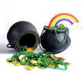 St. Patrick's Day Pot of Gold Candy Buckets and Party Favors Set