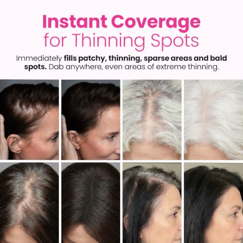 Prime Prometics Instant Coverage Hairline Powder - Ash Brown for Gray Roots & Thinning
