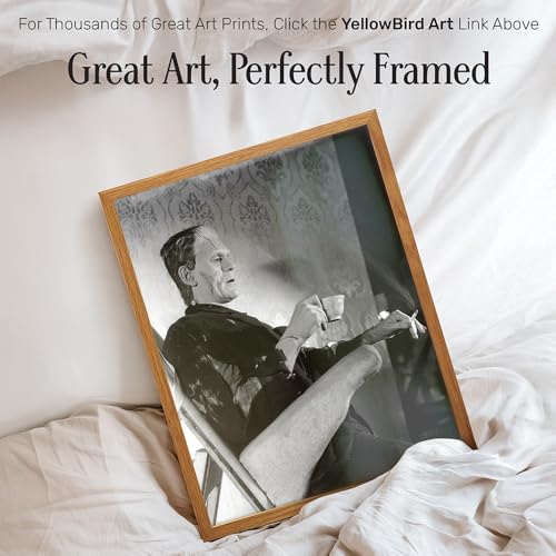 Frankenstein Movie Poster 11x14 Framed - Vintage Horror Wall Art - 14"L x 11"W