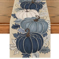 Blue 13x72 Inch Fall Table Runner – Polyester Home Decor for Dining & Events