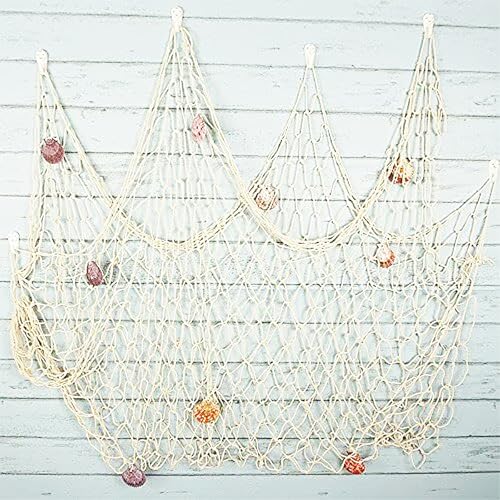 Nautical Fish Net Decorations for Parties - Cotton Under Sea Ocean Backdrop