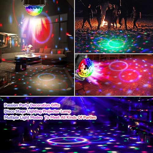 Disco Ball Party Lights - Sound Activated LED Stage & Club Lighting