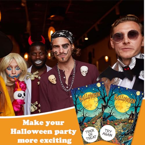 Halloween Scratch Off Cards 50 Pack - Spooky Party Game for Halloween Weddings, Baby Showers & Birthdays - Variation: Halloween 3