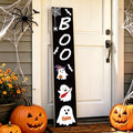 Halloween Porch Decor Wooden Sign Set - Outdoor Front Door Halloween Decorations