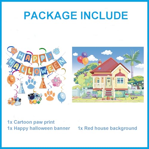 Halloween Trunk or Treat Car Decorations Kit with Banner and Stickers