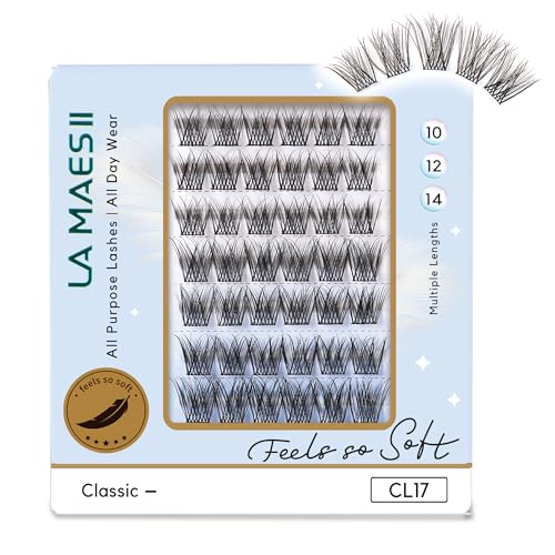 Wispy Lash Clusters - Natural Eyelash Clusters 17-C, Reusable & Soft