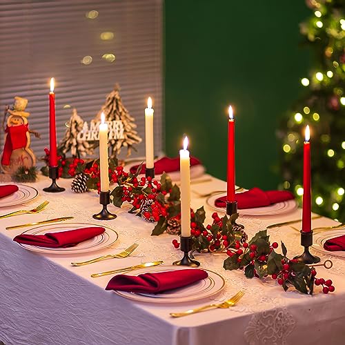 2 Pcs Black Candlestick Candle Holders Set for Halloween Table Decor - Sziqiqi Variation of THIS listing