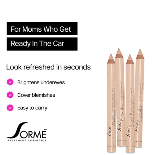 Sorme Cosmetics PRO Eye Brightener Pencil - Easy Application Fine-Tipped Highlighter for Youthful, Wide-Awake Eyes