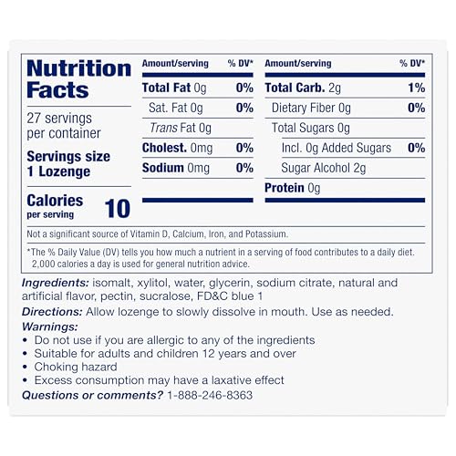 Biotene Dry Mouth Lozenges for Dry Mouth and Fresh Breath, Dry Mouth Relief and Breath Freshener, Refreshing Mint - 27 Count (Pack of 3)