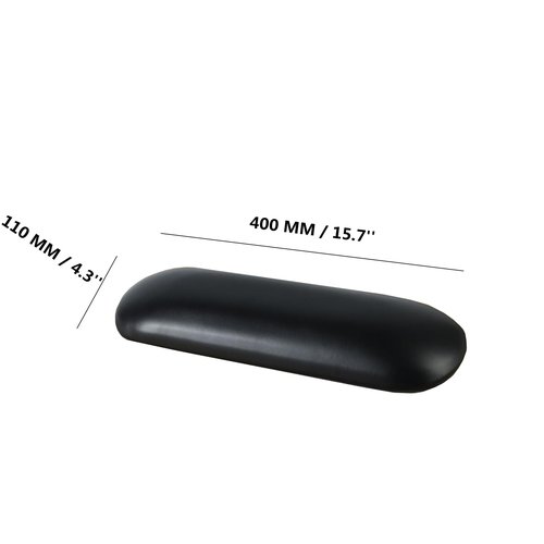 TANG SONG 15.7" 1PC Sponge Manicure Hand Rest Pillow Nail Stand Hand Holder Nail Table Manicure Armrest Cushion (Black)