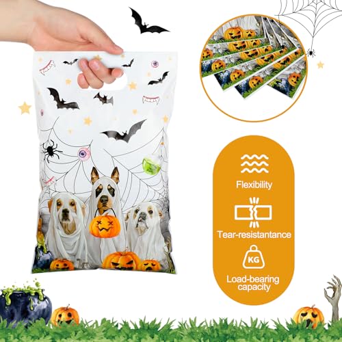 Halloween Ghost Dog Candy Bags Pack of 150 - Trick or Treat Gift Bags