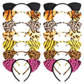 14-Pack Cat Ears Headbands Halloween Costume Accessories for Women