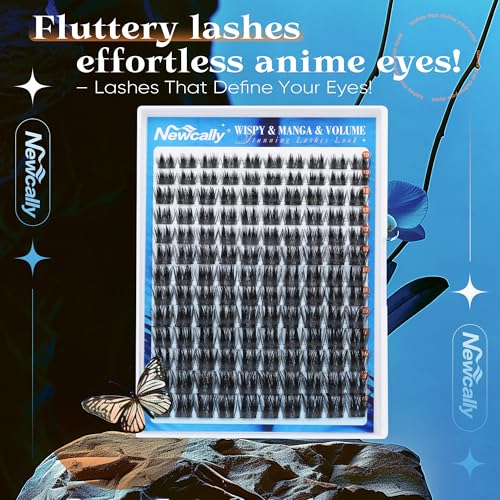 Eyelash Clusters Volume Lash Clusters Manga Spike Individual Lashes F-Volume 10-18MM