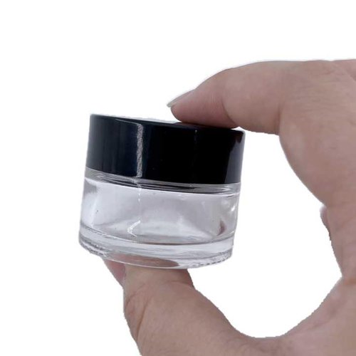 HningBuyox 70 Pack Glass Sample Container, 10ml Empty Jars with Lids, 10 Gram Tiny Sample Jar Lip Balm Containers for Cosmetics, Lotion, Cream, Makeup, Samples, Wax, Skincare, Travelling, Retail Store