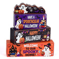 Halloween Ghost Wooden Decor Set for Tabletop and Mantel