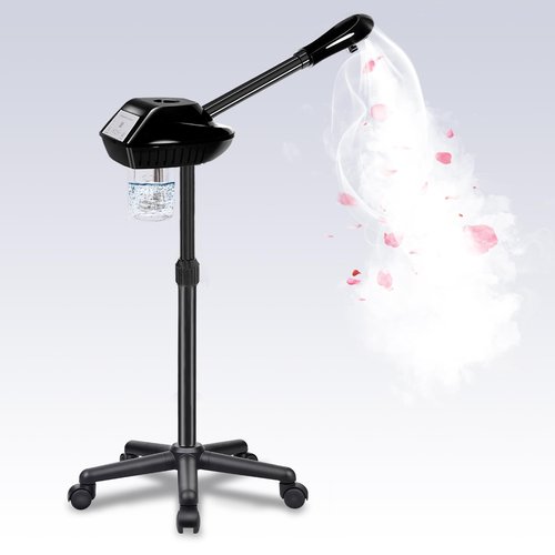 LKT COBTAC Face Steamer Professional,Steamer for Facial on Wheels,Ozone Face Steamer for Deep Facial Cleansing