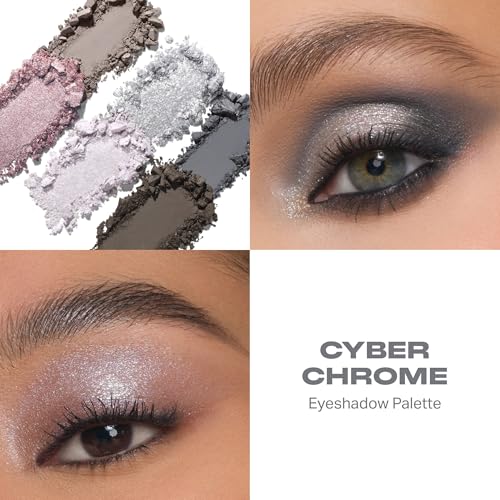 High Pigment Eyeshadow Palette with Shimmer Matte Metallic Neutral Colors - 6 Pan