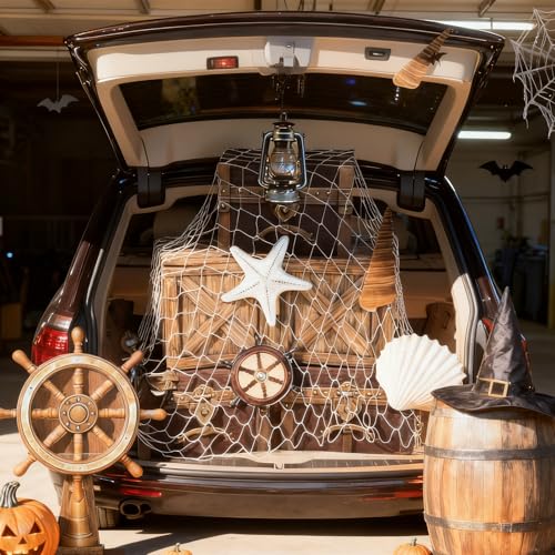 Pirate Party Decorations Kit for Trunk or Treat Halloween Car Decor - 17 Pcs