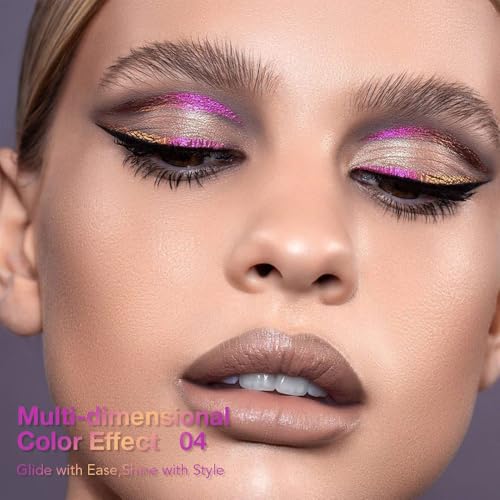Purple Multichrome Liquid Eyeliner with Glitter - 1 Pack