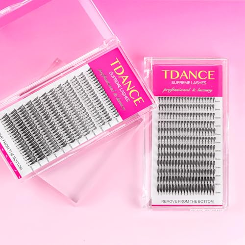 Anime Spire Lash Extensions - Premade Plume Flake Fans 0.07-D / 8-15mm – Lightweight & Professional