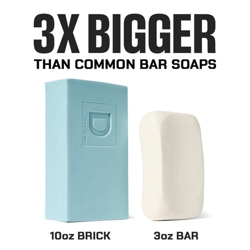 Duke Cannon Ultimate Freshness Soap 3-Pack Midnight Swim, Superior, & Naval Diplomacy - 10 oz Bars with Aquatic, Fresh Water, & Oceanic Scents - Triple Milled, American-Made
