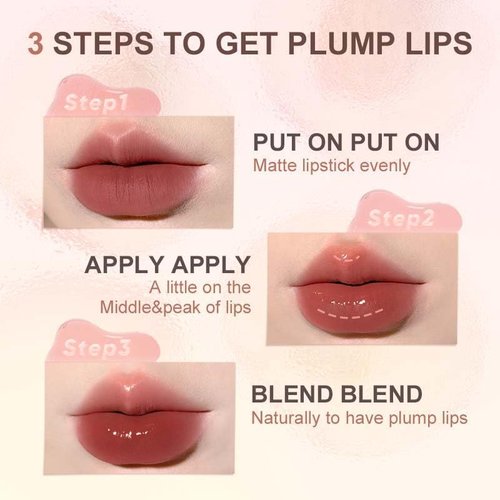 JUDYDOLL Lip Oil - Peach Honey Overlay for Sheer Glossy Shine | Hydrating & Non-Sticky Formula