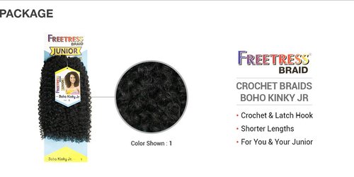 FreeTress Crochet Braids Boho Kinky Jr (5-PACK, 2)