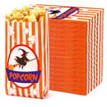 Halloween Popcorn Bags 100Pcs Fold Top Paper Pouches - Witch Themed