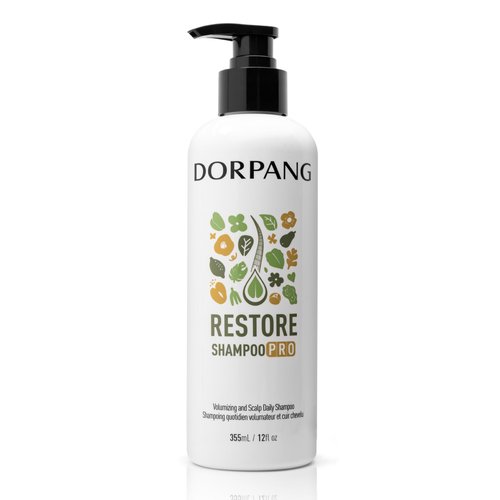 DORPANG Restore Shampoo for Thinning Hair, Peptide Shampoo for Women & Men with AnaGain™, Clinically Formulated to Support Thicker, Fuller-Looking Hair & Scalp Balance, Sulfate-Free, 12 fl oz (355ml)