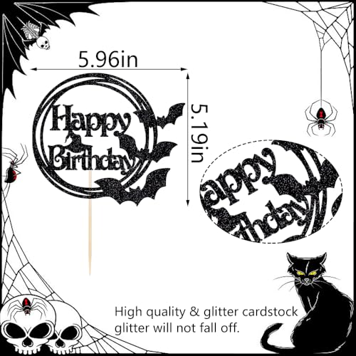 Halloween Horror Cake Topper - Birthday Party Decoration - Variation 1