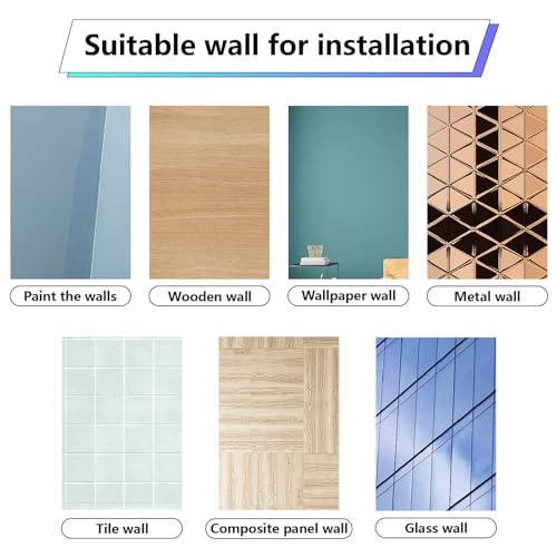 8 Sheets Mushroom Window Stickers - Translucent Waterproof Wall Decals for Bedroom Home & Restaurant