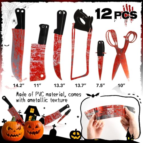 Halloween Bloody Weapon Banner Set - Horror Knife Party Decorations