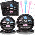 Baby Is Brewing Halloween Gender Reveal Party Decorations - 96 Pcs