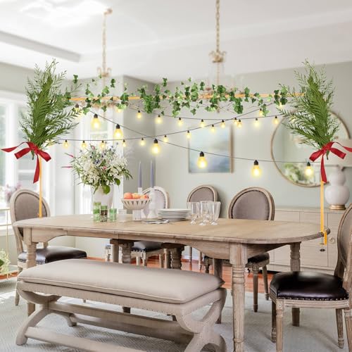Artificial Plant Table Arch Stand with Clamps - Adjustable Height & Length, Gold