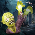 Inflatable Halloween Zombie Decor with Built-in LEDs - 5.2 FT Outdoor Yard Terror
