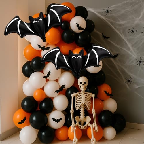 Halloween Balloon Garland Arch Kit 130pcs - Trendy, Includes Pump & Web - Variation of THIS listing