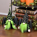Green Halloween Bat Gnome Plush Decor for Tier Tray, Home & Holiday