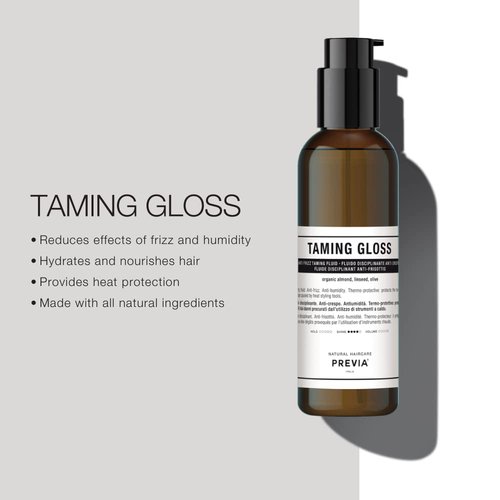 PREVIA Hair Gloss Taming Serum | Anti-Frizz Leave-In Conditioner for Dry Hair - 6.7 oz
