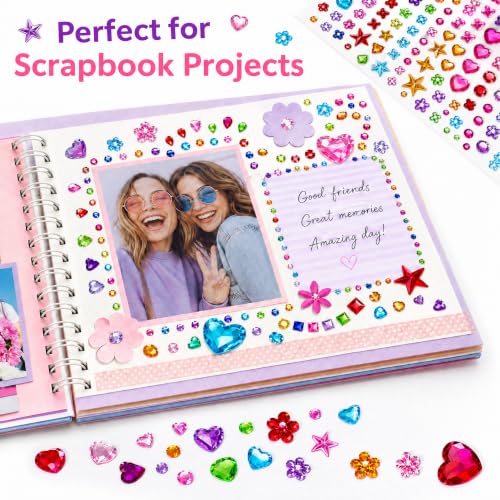 6000PCS Self Adhesive Rhinestone & Gem Stickers for Crafts, Scrapbooking & DIY Decor