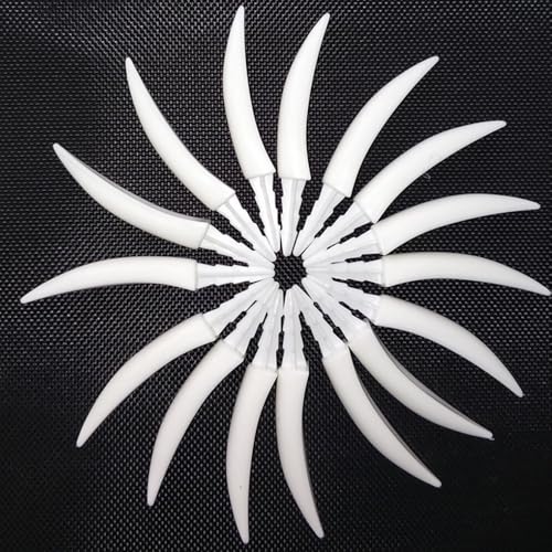 16-Pack Halloween Pumpkin Teeth Fangs for Jack O Lantern Decor - Spooky Pumpkin Accessories