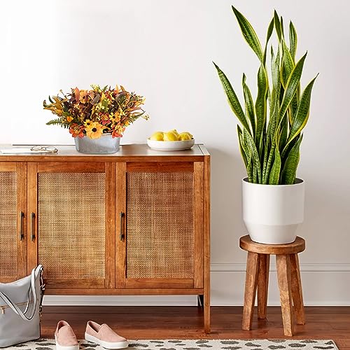 Artificial Fall Flowers with Pot - Wildflower Fall Decor for Autumn & Thanksgiving