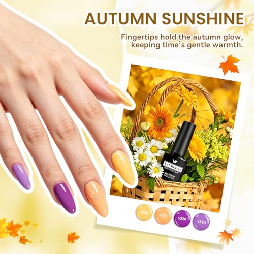 VANREESA 72 Bright Rainbow Tones Gel Nail Polish Set - 20 Summer Colors & Top Coats