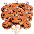 Halloween Pumpkin Balloons - Orange Foil Balloon Kit for Parties & Decorations - 25 Inch, Variation: Orange Pumpkin