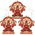 3 Sets Carnival Ferris Wheel Centerpiece Decorations - Retro Party Props