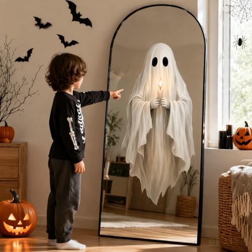 Halloween Ghost Window Clings - Spooky Reusable Decals for Holiday Decor
