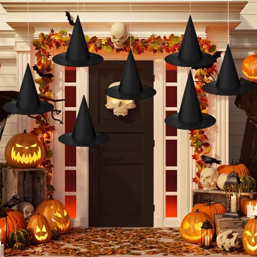 SATINIOR Halloween Witch Hat Decorations Hanging Hats for Ceiling - 24/Classic